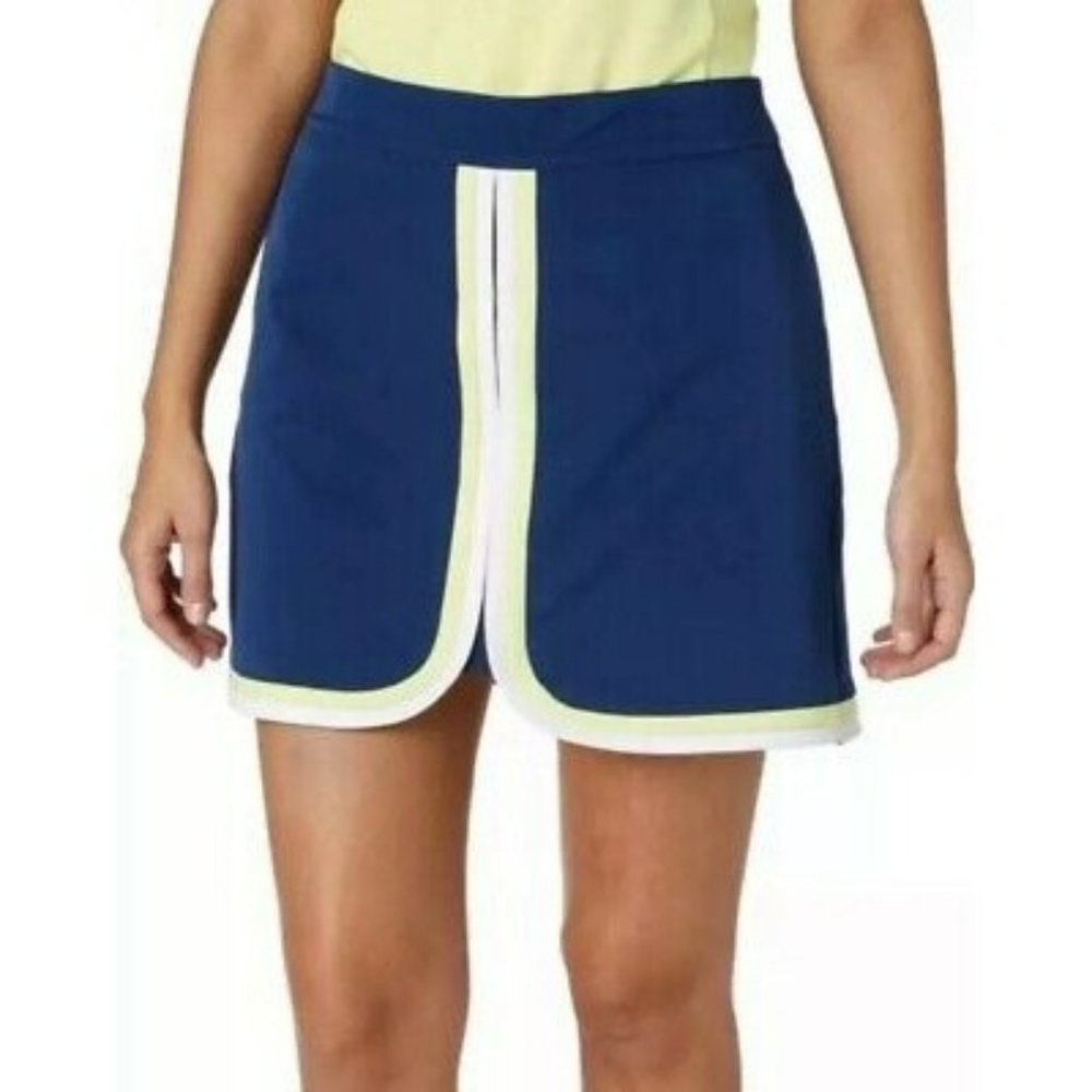 Lady Hagen Navy Colorblock Golf Skort 8